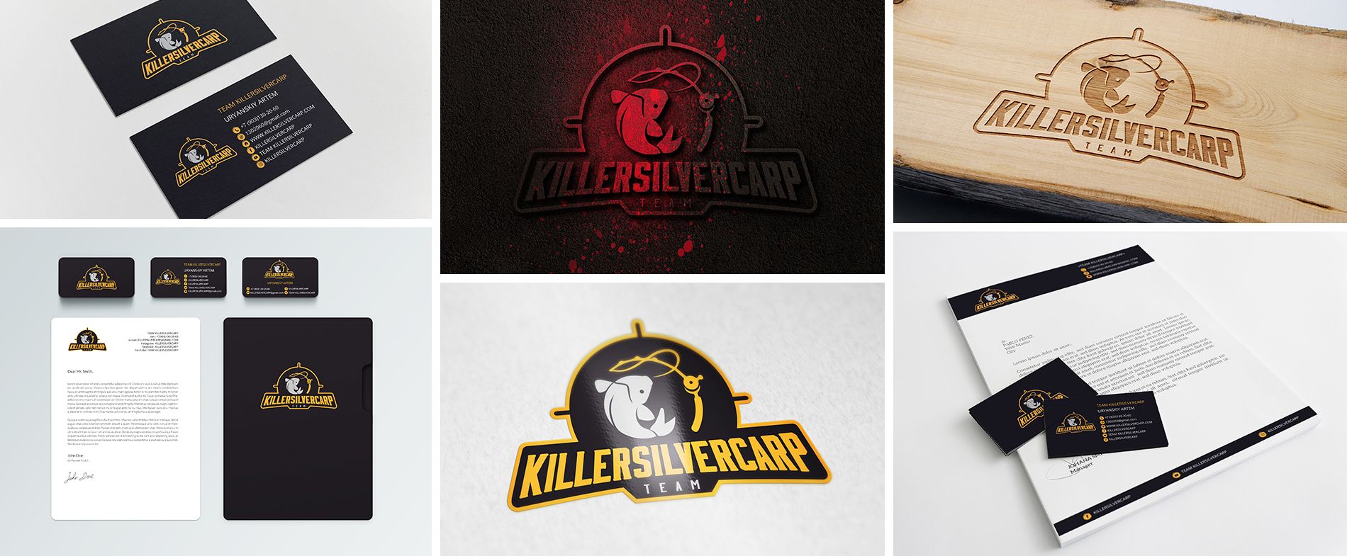 Создание фирменного стиля клуба "KillerSilverCarp"